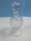 Waterford Crystal Collen Short Stem Pattern Cut Panels & Cross hatch Design Round Footed
