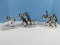 Set of 3 Franklin Mint Collectors Porcelain Whimsical Comical Penguin Figurines by Michelle