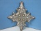 1982 Annual Reed & Barton Sterling Silver Christmas Cross Ornament-Wgt. 12.14G+/-, Ret. $99.95
