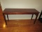 Console Sofa Table Flame Grain Mahogany Chinese Ming Style w/Horse Hoof Feet