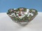 Japanese Porcelainware Hand Decorated in Macau Footed Lotus Flower Form 8