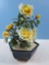 Delightful Japanese Yellow Bonsai Peony Glass 10