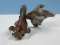 Flint Reisfelt Enameled Bronze Fantail Goldfish Sculpted Figure-Approx 2