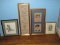 Lot Framed Needlework Religious Sampler 26 1/4
