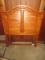 Knotty Pine Early American Style Arched Pediment Shutter Twin Size Headboard-53 1/2