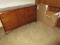 Sanford Furniture Co Permacraft Collection Cherry Triple Dresser & Framed Mirror-