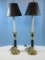 Pair Brass Neoclassical Style 28