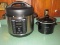 Lot Crock Pot Pressure Cooker & Small Crock Pot