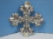 2011 Annual Reed & Barton Sterling Silver Christmas Cross Ornament 41st Edition-Wgt 16.17G+/-
