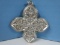 1984 Annual Reed & Barton Sterling Silver Christmas Cross Ornament- Wgt. 13.82G+/-, Ret. $99.95