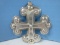 2015 Annual Reed & Barton Sterling Silver Christmas Cross Ornament 45th Edition-Wgt.