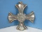 2001 Annual Reed & Barton Sterling Silver Christmas Cross Ornament-Wgt. 17.27G+/-, Ret. $69.95