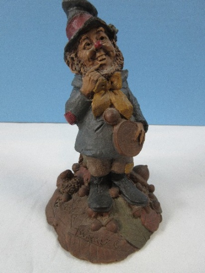 Collectors Tom Clark Gnomes 5 3/4" "Twinkle" Pecan Resin Figurine by Cairn Studios Retired '87