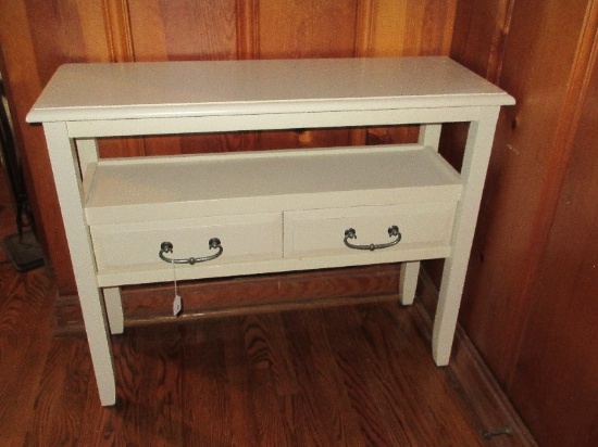 Classic Console Table w/Shelf & Lower Drawers- 29 1/4" x 35 1/2" x 13"