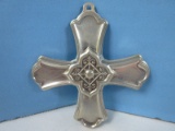 2004 Annual Reed & Barton Sterling Silver Christmas Cross Ornament-Wgt. 14.23G+/-, Ret. $99.95