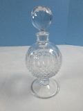 Waterford Crystal Collen Short Stem Pattern Cut Panels & Cross hatch Design Round Footed