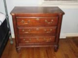 Durham Furniture Solid Wood Expresso Finish 3 Drawer Night Stand-32