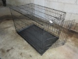 You & Me Metal Dog Kennel w/Plastic Base Liner-Approx 25