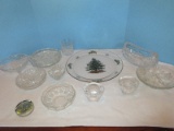 Lot Pressed Glass/Crystal Gorham Althea Pattern 7
