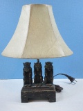 Whimsical Figural 3 Wise Monkey Statuette 14