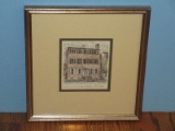 Heyward Washington House Charleston SC Hand Colored Etching Historical Home Artist Signed