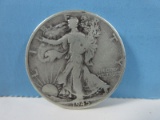 1945 Walking Liberty Silver Half Dollar Coin Philadelphia No Mint Mark 90% Silver