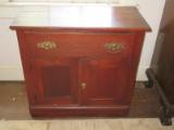 Early Oak Wash Stand 1 Over 2- 28