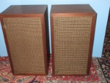 Pair Fisher Model XP-9B Rare Model Floor Speakers in Simulated Walnut Cabinet