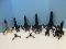 Lot Misc. Display Stands Folding Wooden and One Brass Various Sizes 10