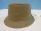 New Stetson Men's Traveler Hat Size L Khaki Retail: $50