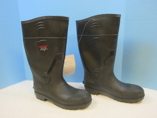 New Pair Tingley Pilot G2 Black General Purpose Knee Boots Plain Toe Still Has Tag