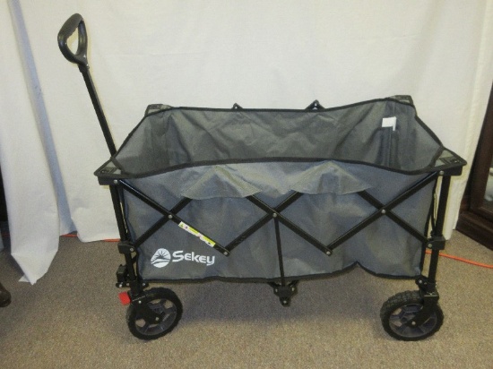 Sekey Collapsible Foldable Wagon Heavy Duty Wagon Cart All Terrain Wheels Approx.