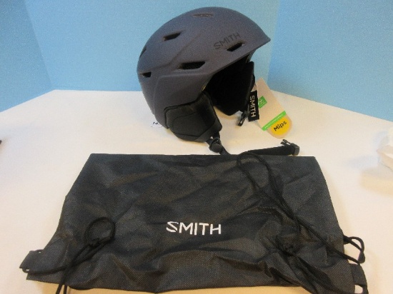 Smith Matte Midnight Navy Mips Safety Helmet Kproyd Technology Built in Size L