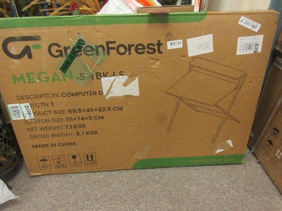 Green Forest Megan Computer Desk Refresh Your Life NIB