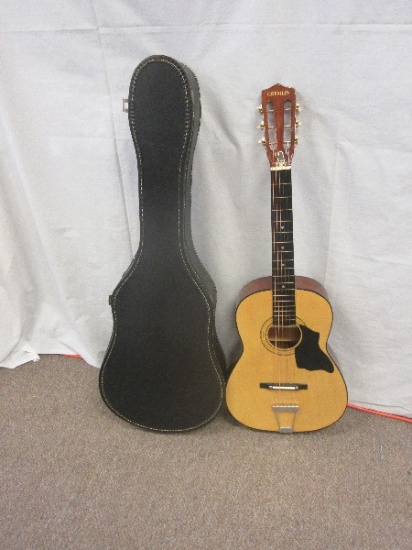 Gremlin Model G10S Classic Acoustic Guitar w/ Case Steel Reinforced Neck