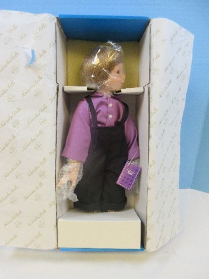 Edwin M. Knowles Fine China Collector's "Eli" Doll Amish Blessing Collection Designer Julie