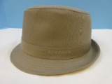 New Stetson Men's Traveler Hat Size L Khaki Retail: $50