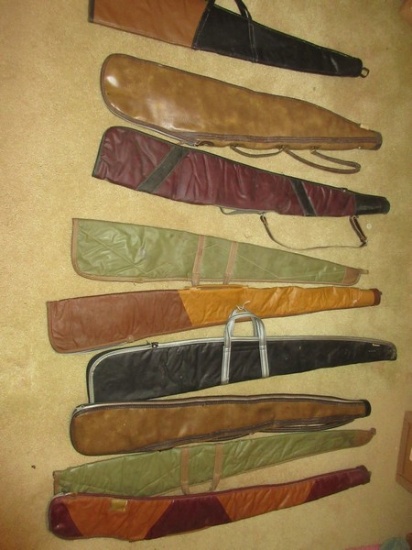 10 Rifle/Shotgun/Gun Cases Padded