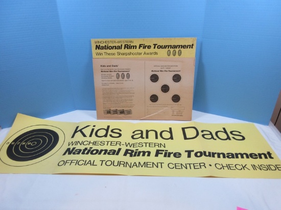 Winchester-Western National Rim Fire Tournament Kids & Dads Store Counter Top 50ft Target