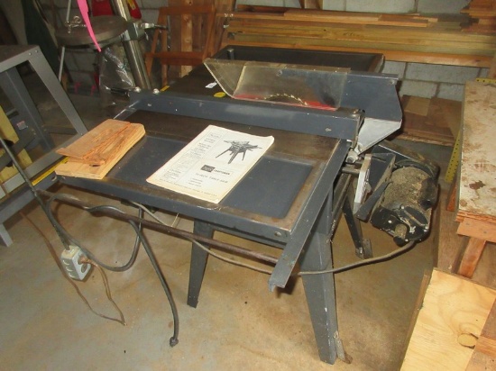 Sears Craftsman 10" Table Saw on Casters w/Owners Manual
