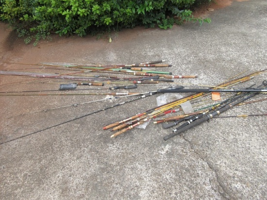 Lot Fishing Rods Skyline, St. Croix, Master, Olympic 2070 etc.