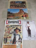 4 Collectible Advertising Bianchi Leather Display Posters 
