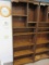 Country Cottage Pine Bookcase w/Adjustable Shelves & Dental Trim Molding. 84
