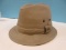 Stetson New Men's Brim Fedora Hat Khaki- Size XL, Retail $50.00