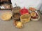 Decorative Hand Woven Baskets Metal Frame, Harvest Baskets, etc.