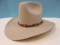 New Stetson Cowboy Western Bandero 6X Rancher Hat Felt Silver Belly Size 7- Retail $320+