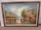 Gorgeous Parisian Street Scene Impressionist Original Oil Artwork on Canvas Artist Signed in