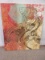 Whimsical Modern Artwork Fantail Goldfish w/Moroccan Design Pattern Background Gallery Wrap