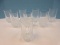 Set of 8 Cristal D'Arques Durand Crystal Longchamp Pattern 5 3/8