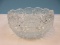 Exceptional Cut Crystal Enchanted Hobstar & Vertical Panel Design Sawtooth 6 1/2